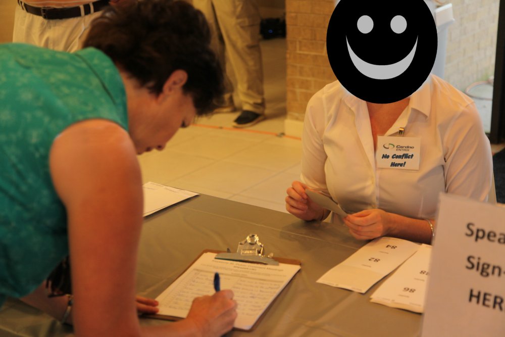 signing in at Port Arthur