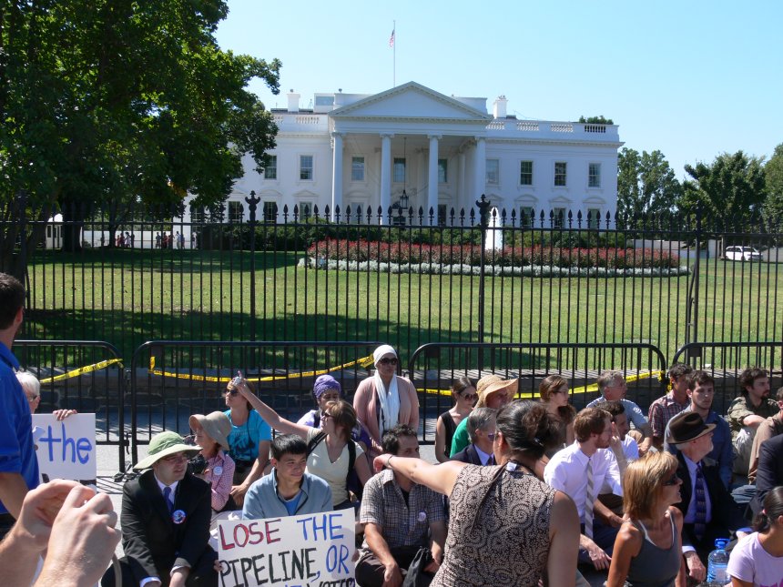 Sit-in begins
